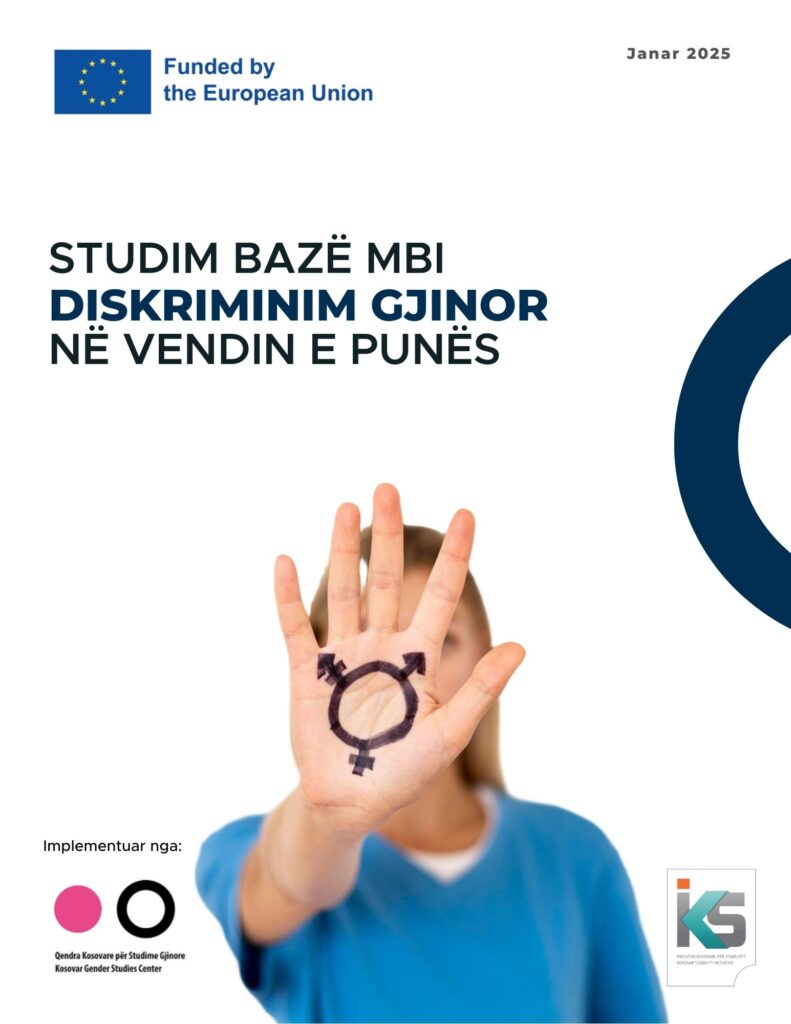 STUDIM BAZË MBI DISKRIMINIM GJINOR NË VENDIN E PUNËS